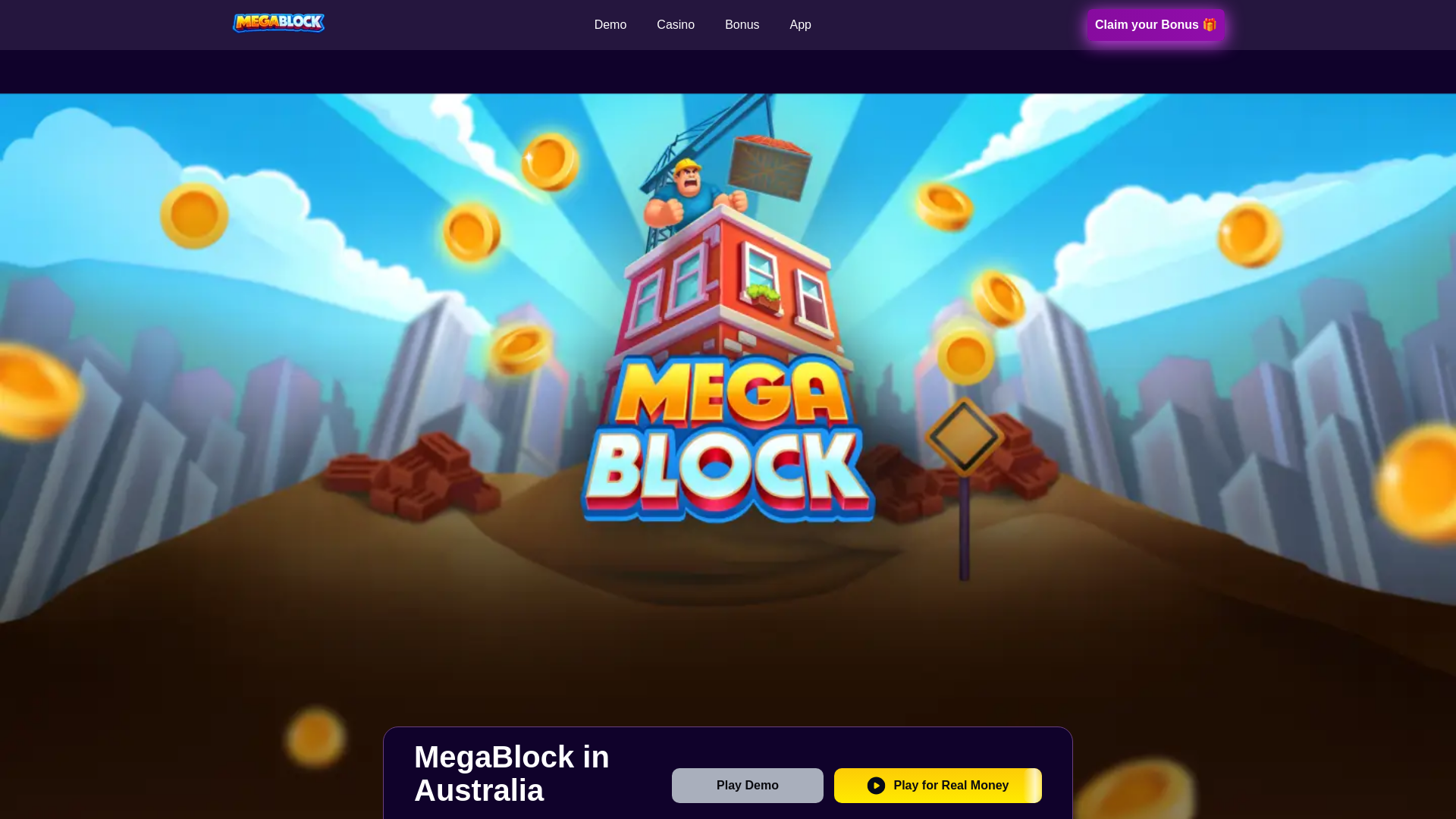 website screenshot of https://megablockau-com-41376.pages.dev/