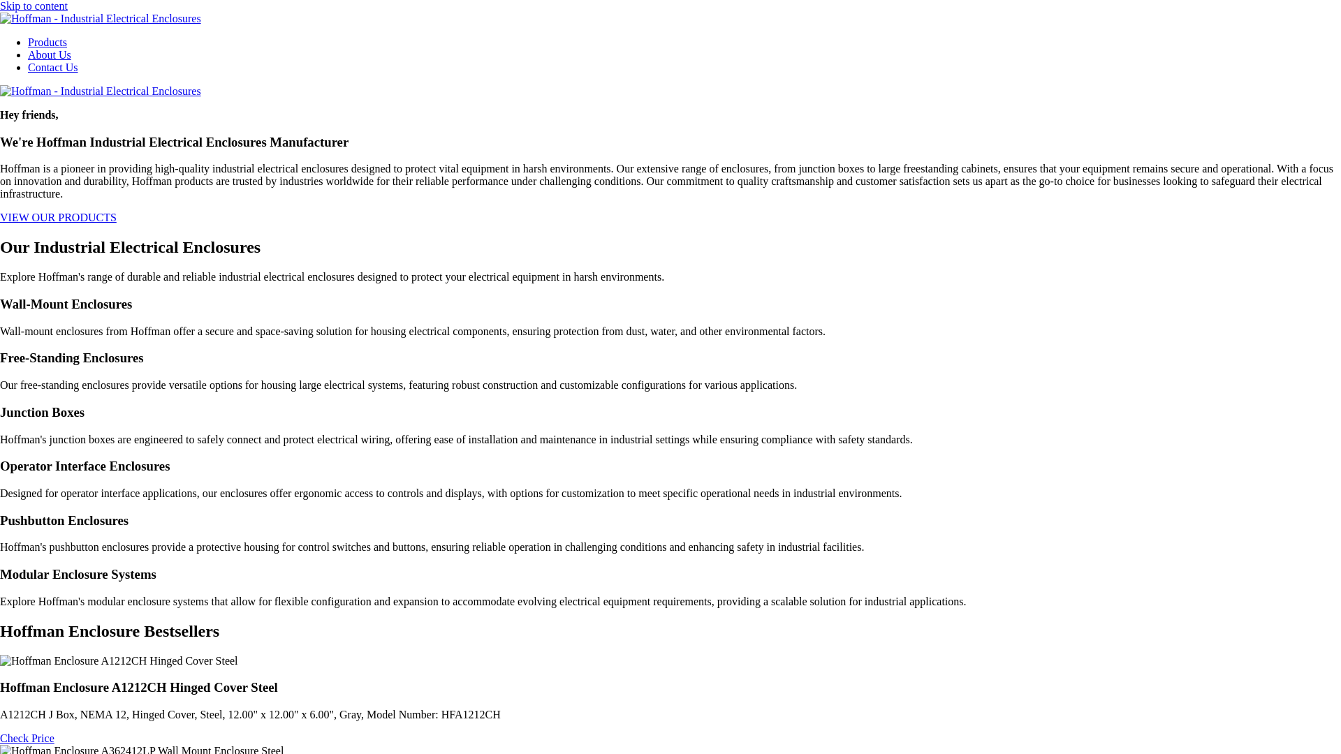website screenshot of https://hoffman-enclosure.pages.dev/