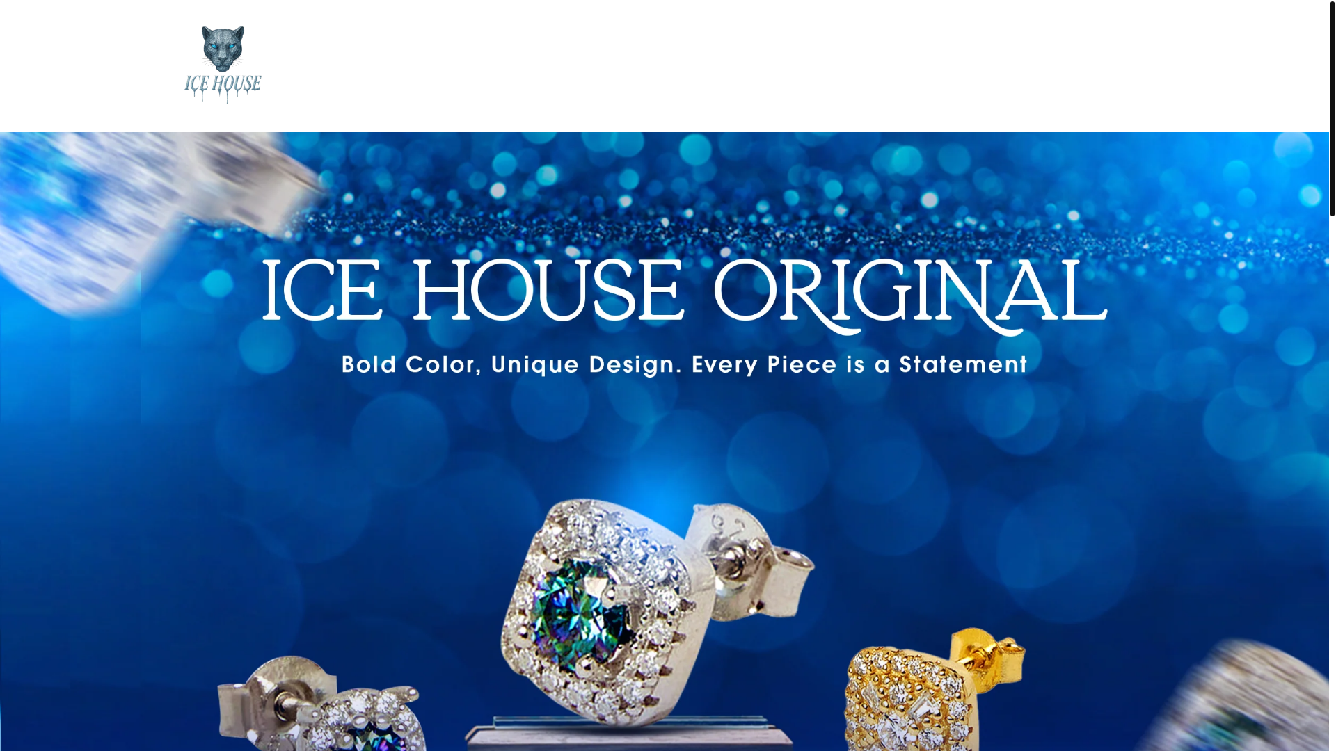 website screenshot of https://icehousecustom.com/