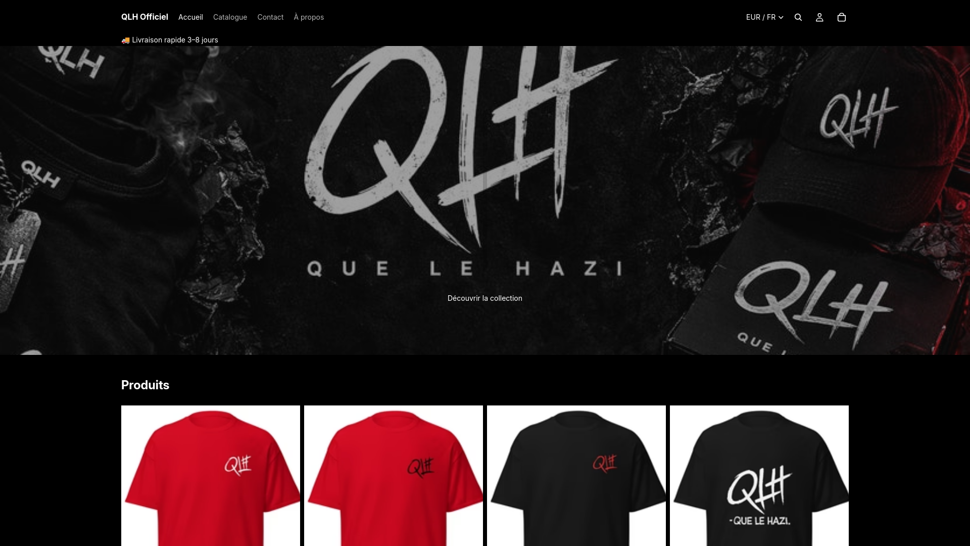 website screenshot of https://qlhofficiel.com/