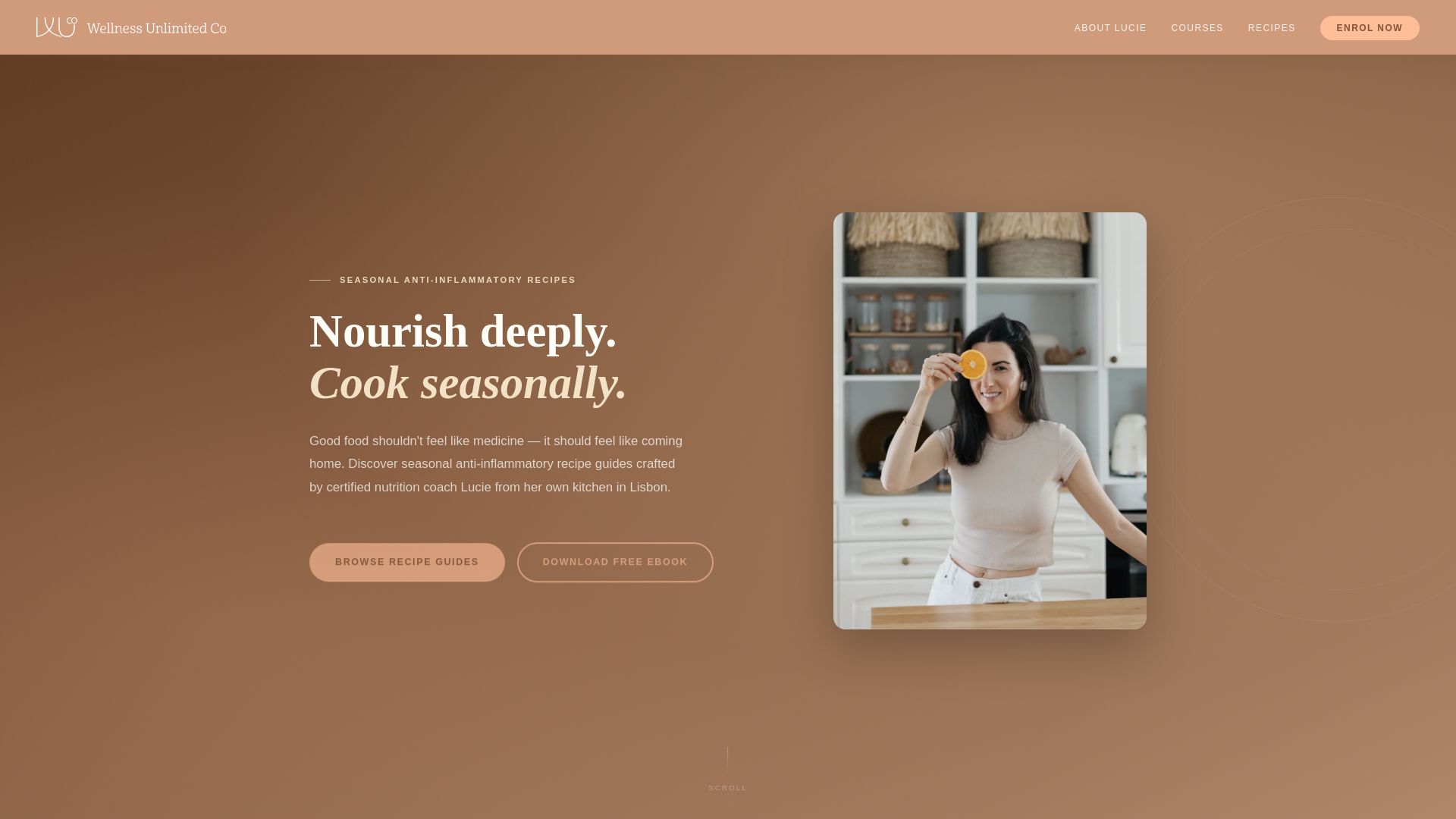 website screenshot of https://theantiinflammatorychef.pages.dev/