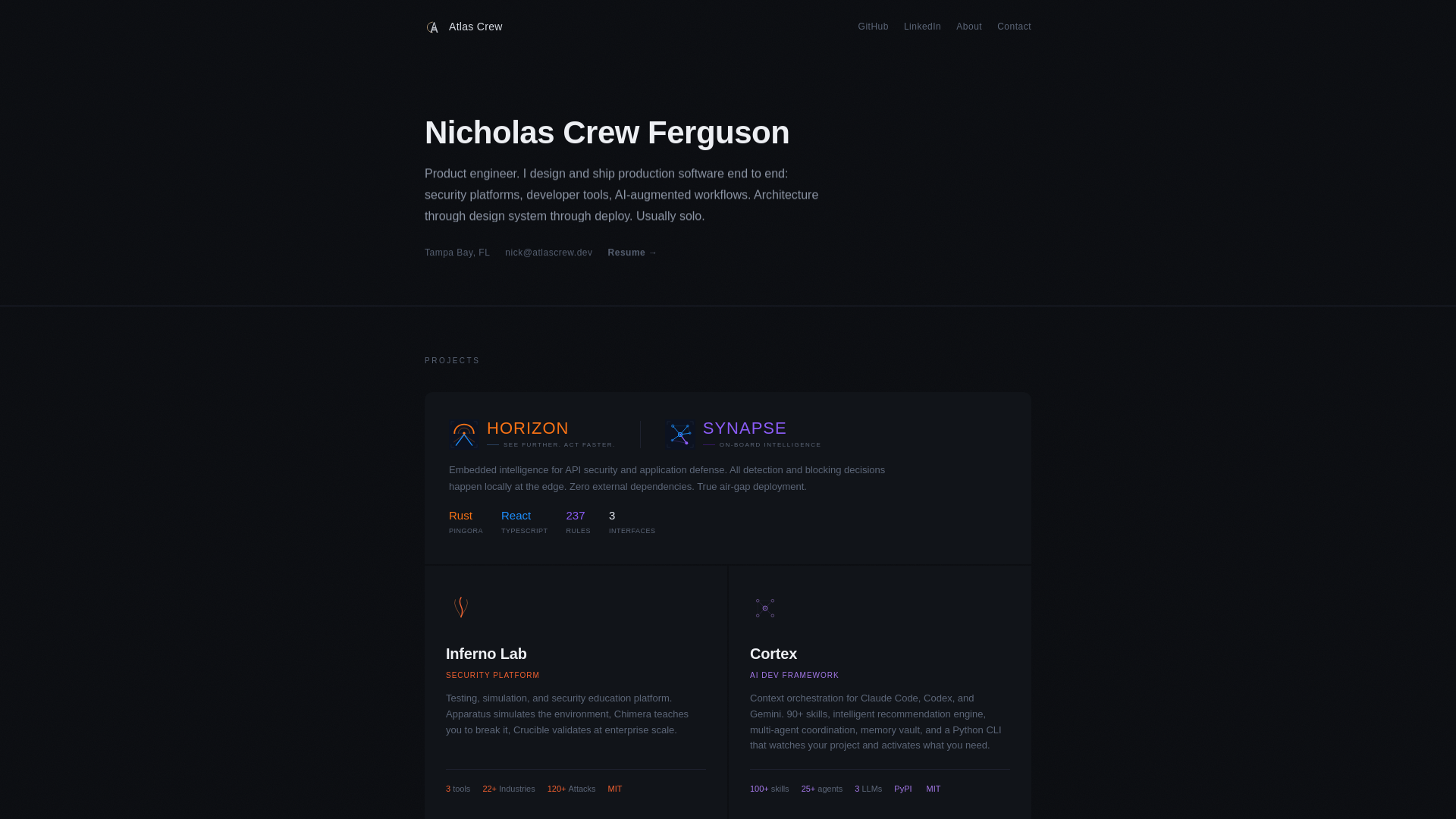 website screenshot of https://atlascrew.pages.dev/