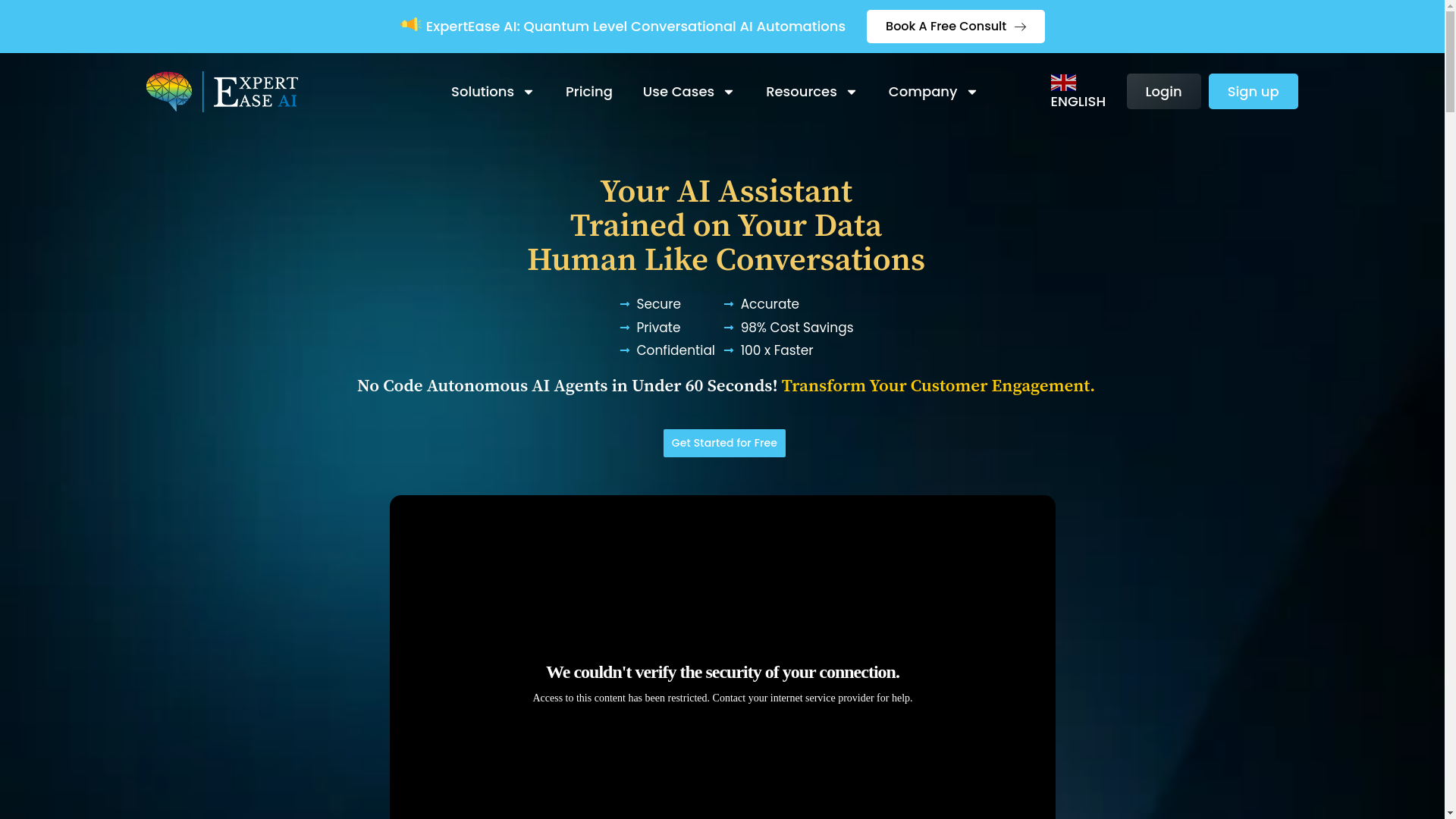 website screenshot of https://scaleexperteaseai.com/