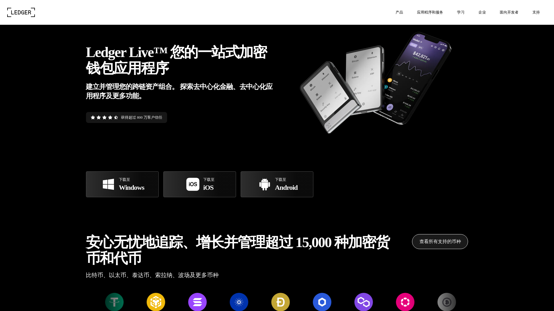 website screenshot of https://ledger.emdtj.com