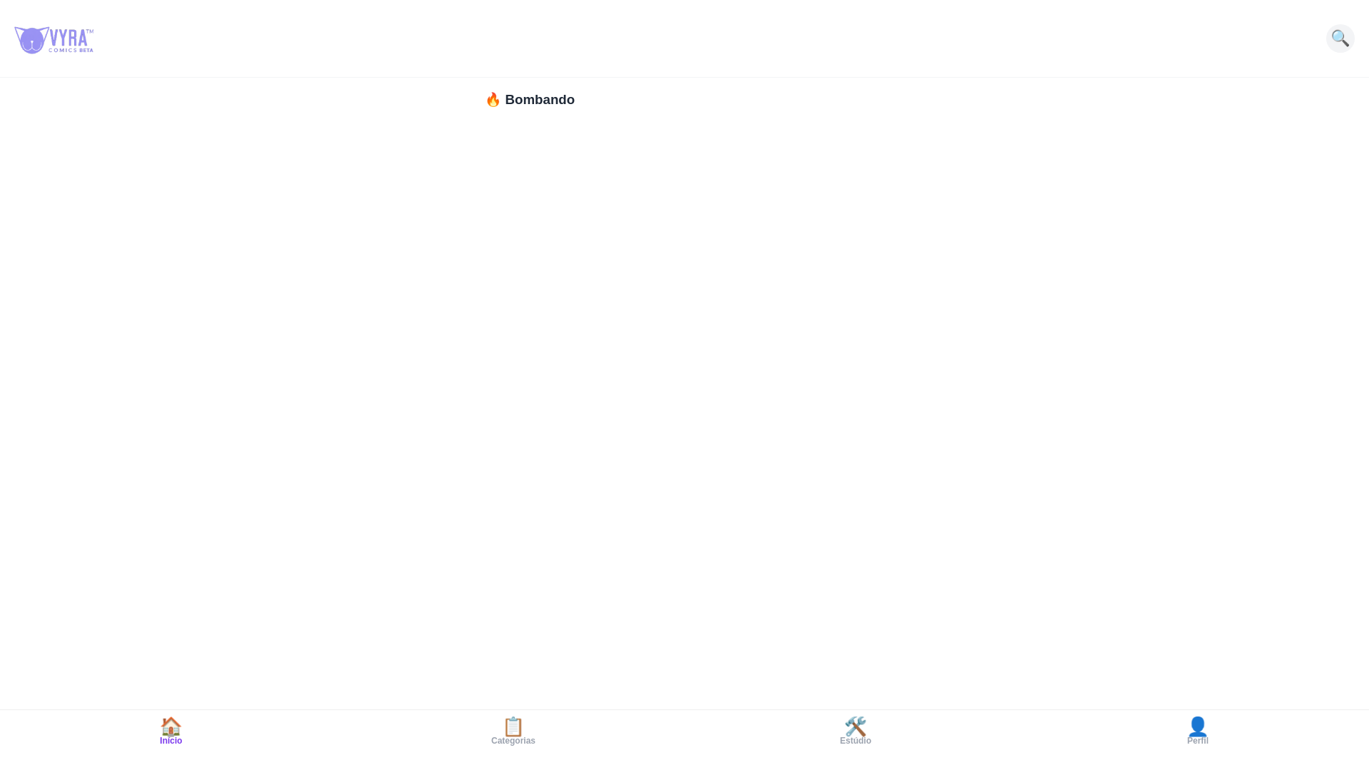 website screenshot of https://betavyracomicsweb.pages.dev/
