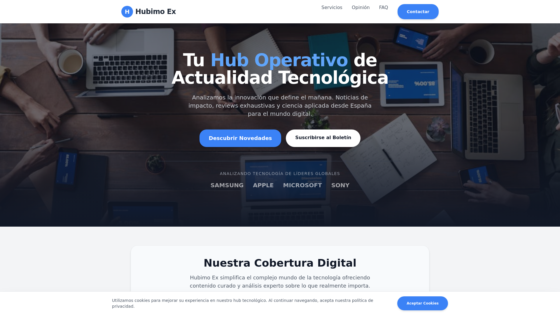 website screenshot of https://hubimoexoperations64.click/