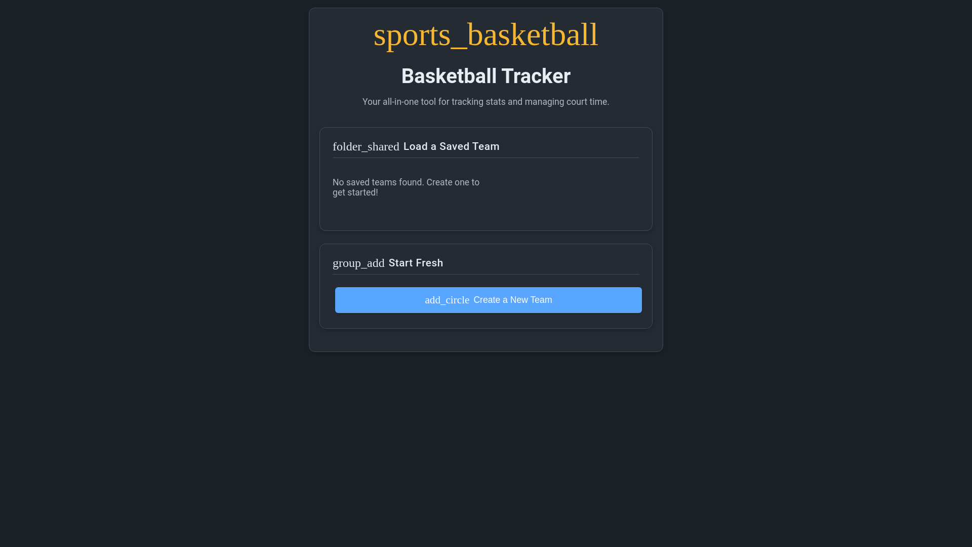 website screenshot of https://statslensbasketball.pages.dev/