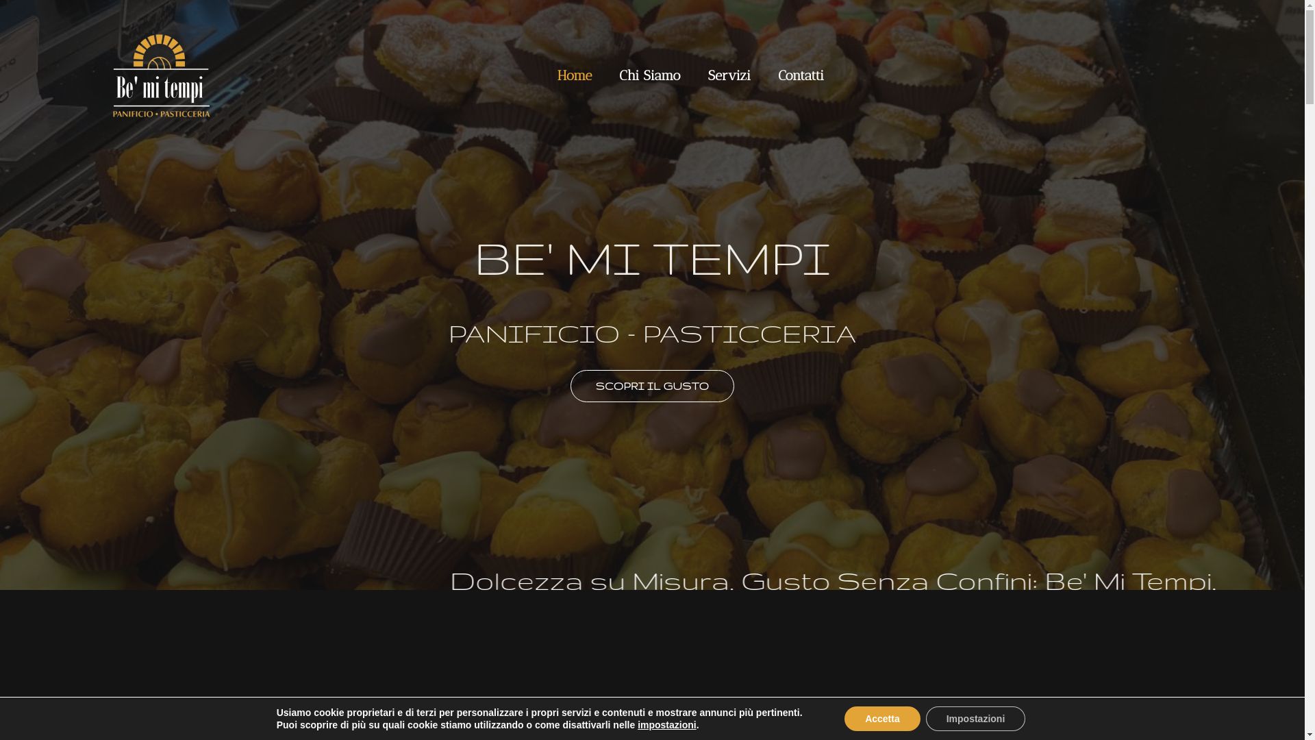 website screenshot of https://bemitempipasticceria.it/