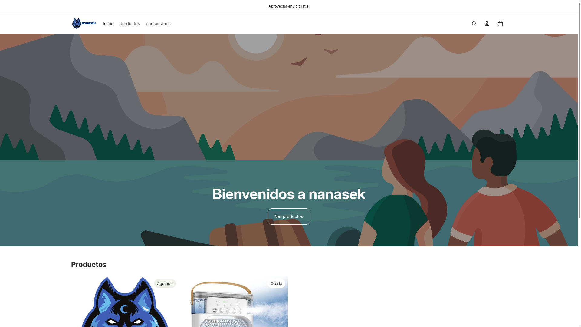 website screenshot of https://nanasekline.com/