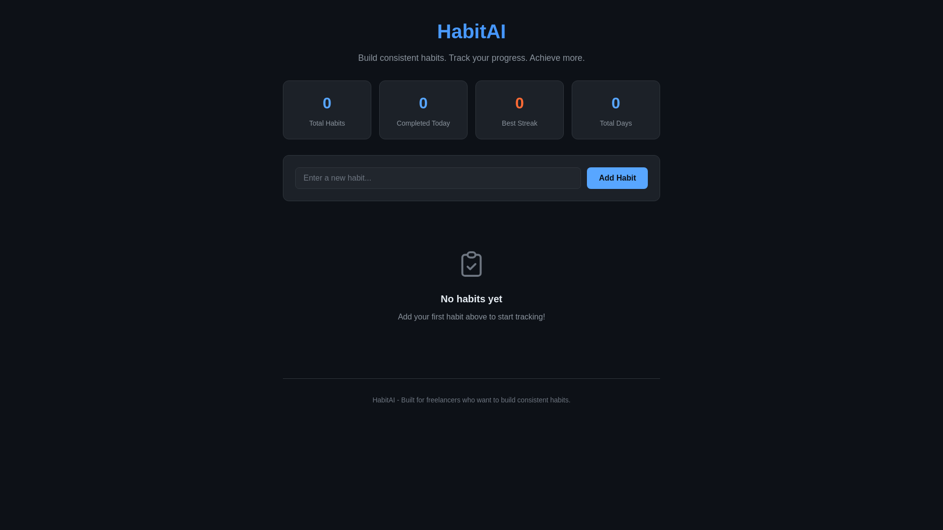 website screenshot of https://habitai.pages.dev/