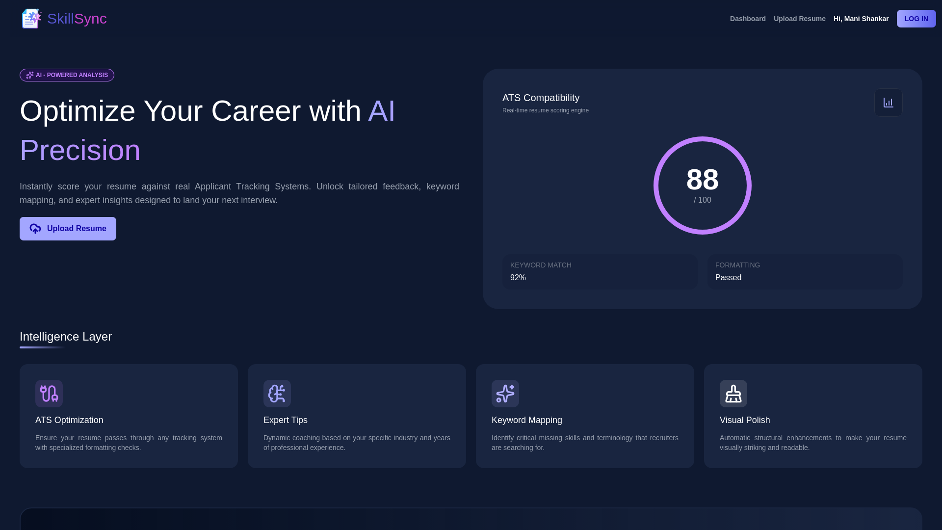 website screenshot of https://skillsync.pages.dev/