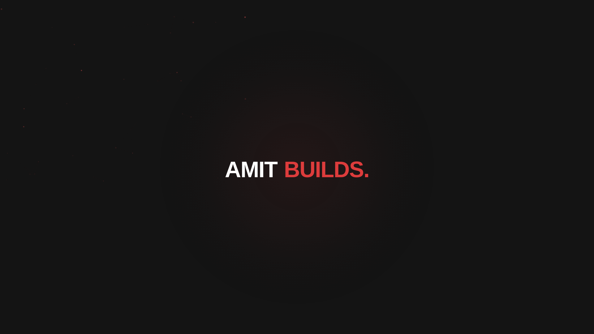 website screenshot of https://amitbuilds.net/