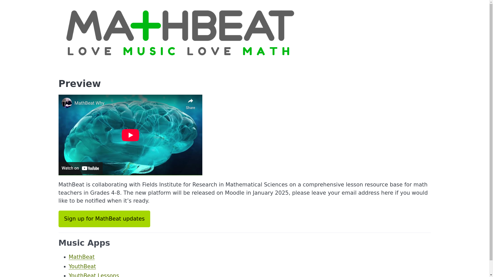 website screenshot of https://mathbeat.pages.dev/