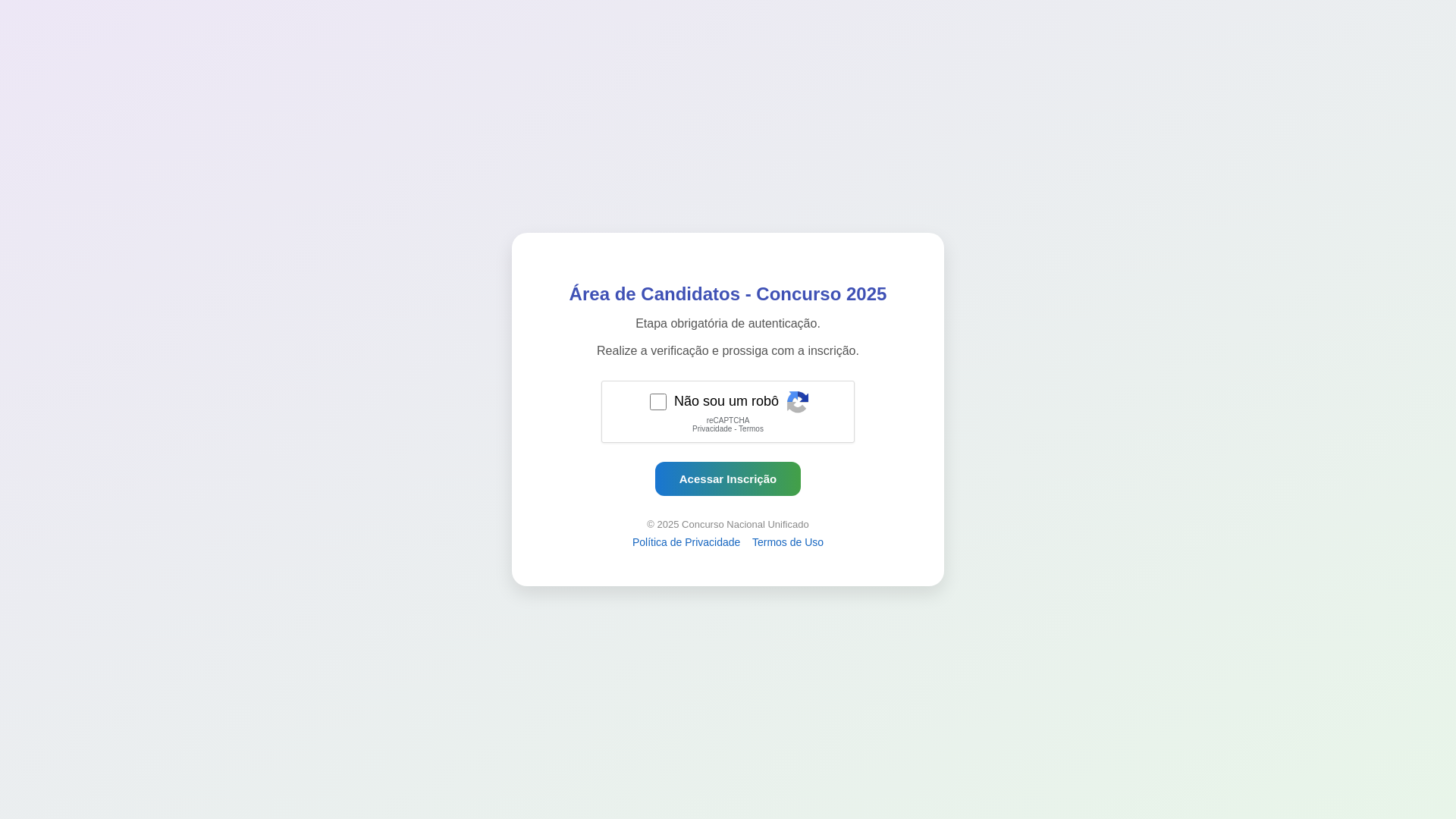 website screenshot of https://entradaunificada.site/
