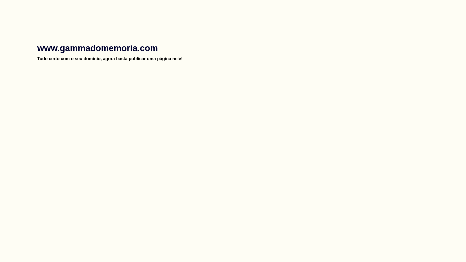website screenshot of https://gammadomemoria.com/