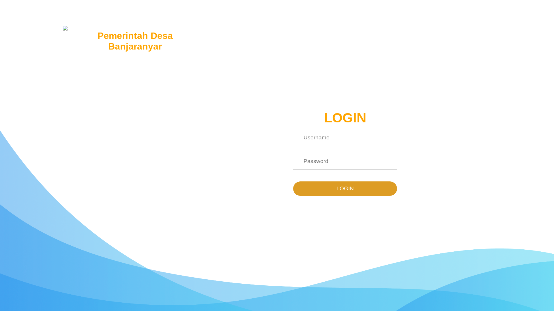 website screenshot of https://banjaranyar-desa.com/