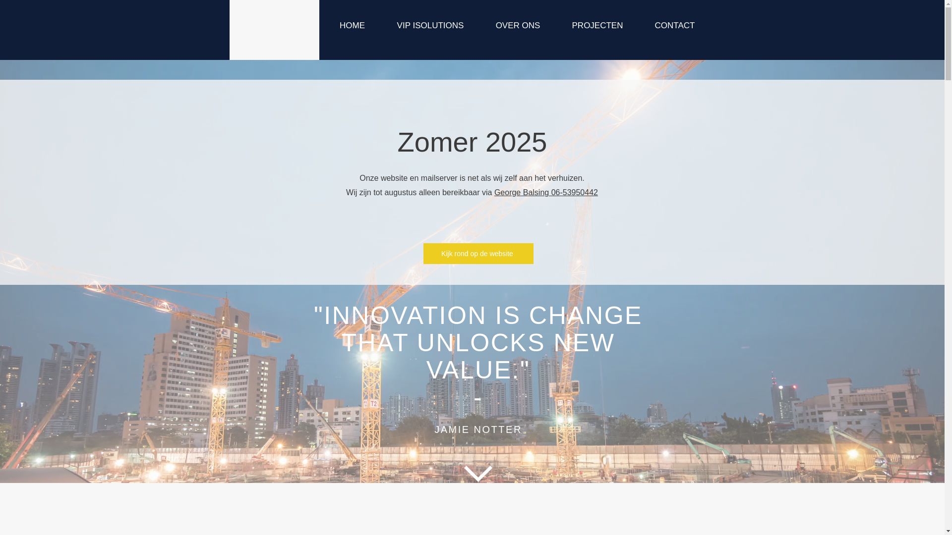 website screenshot of https://vipisolutionsbvtijdelijkwebadres.nl/
