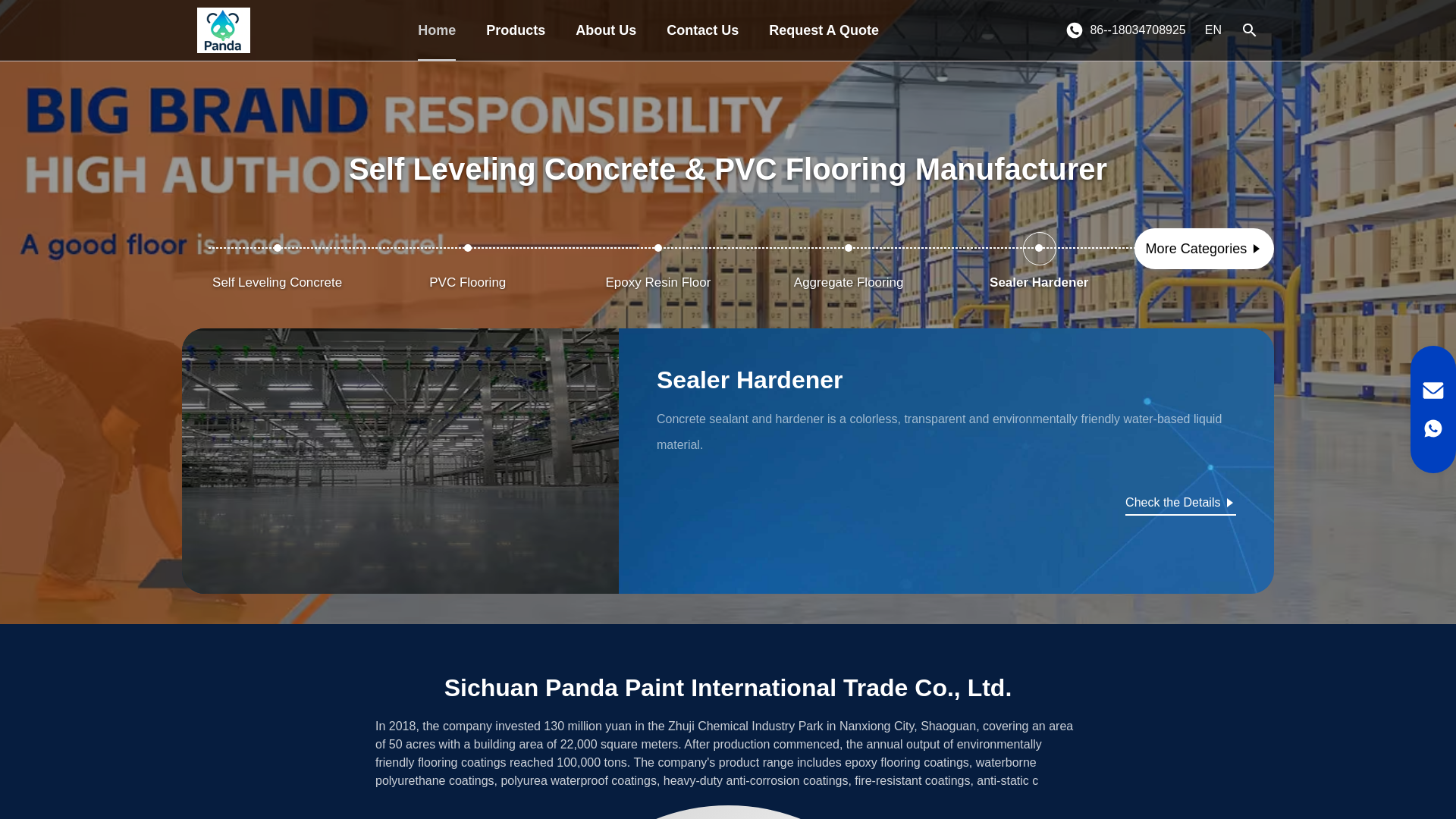 website screenshot of https://flooringpaints.com