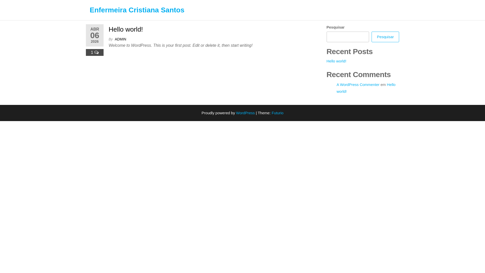 website screenshot of https://enf-cristianasantos.pt/
