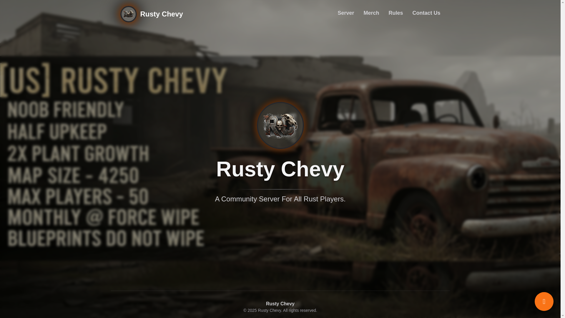 website screenshot of https://rustychevy.pages.dev/