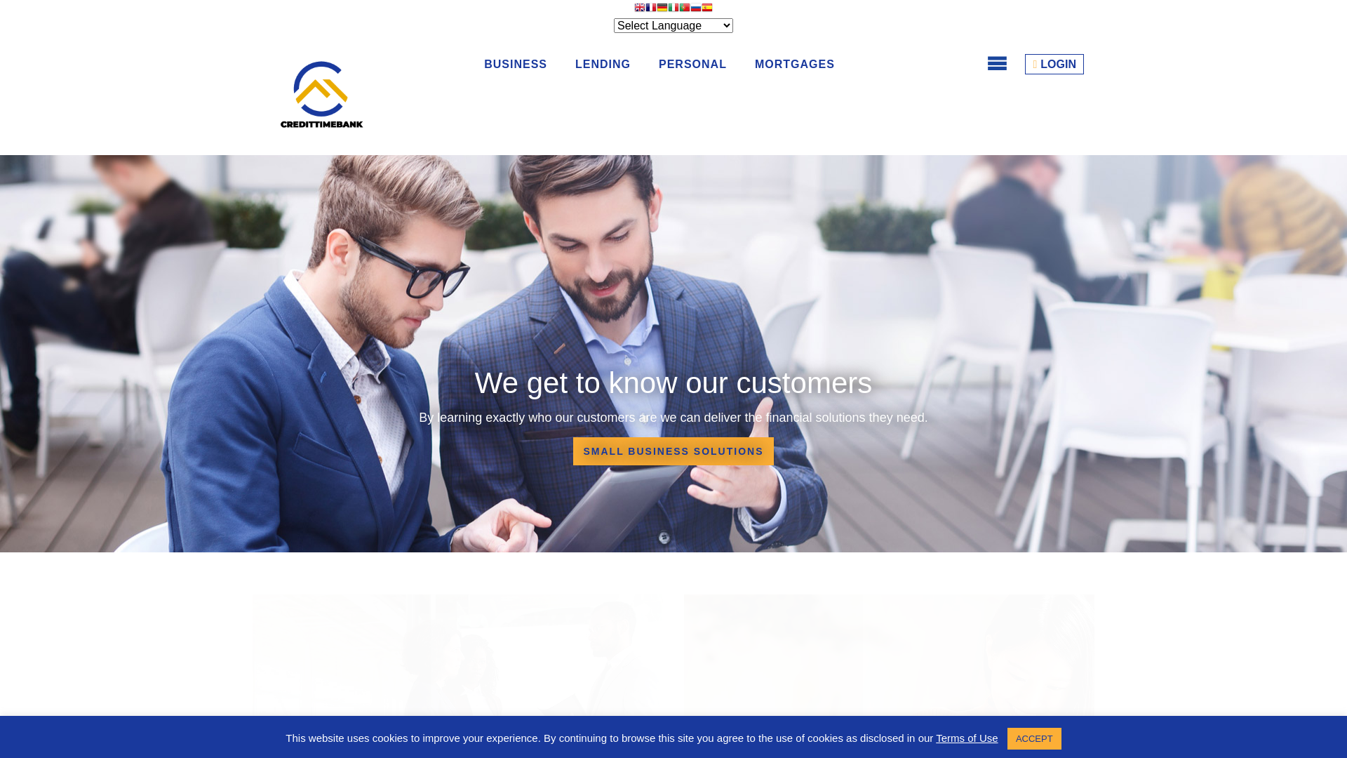website screenshot of https://credittimebank.com/