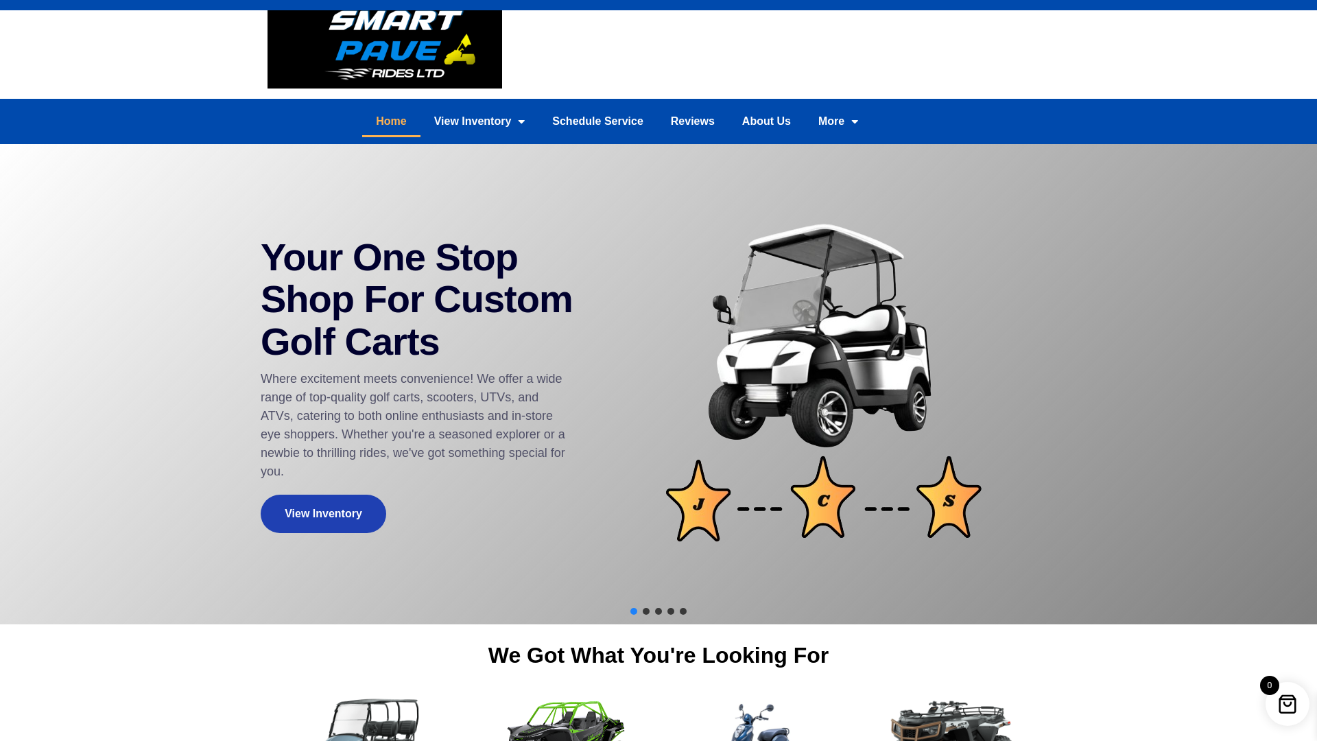 website screenshot of https://smartpaveridesltd.com