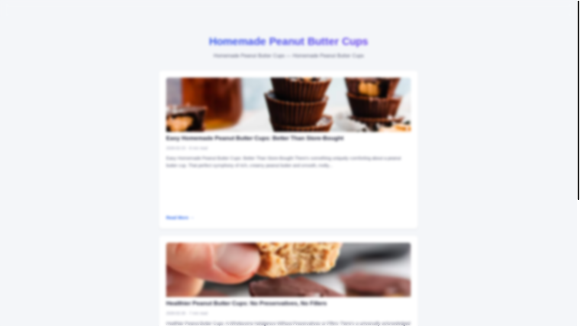 website screenshot of https://homemade-peanut-butter-cups-dgj.pages.dev/