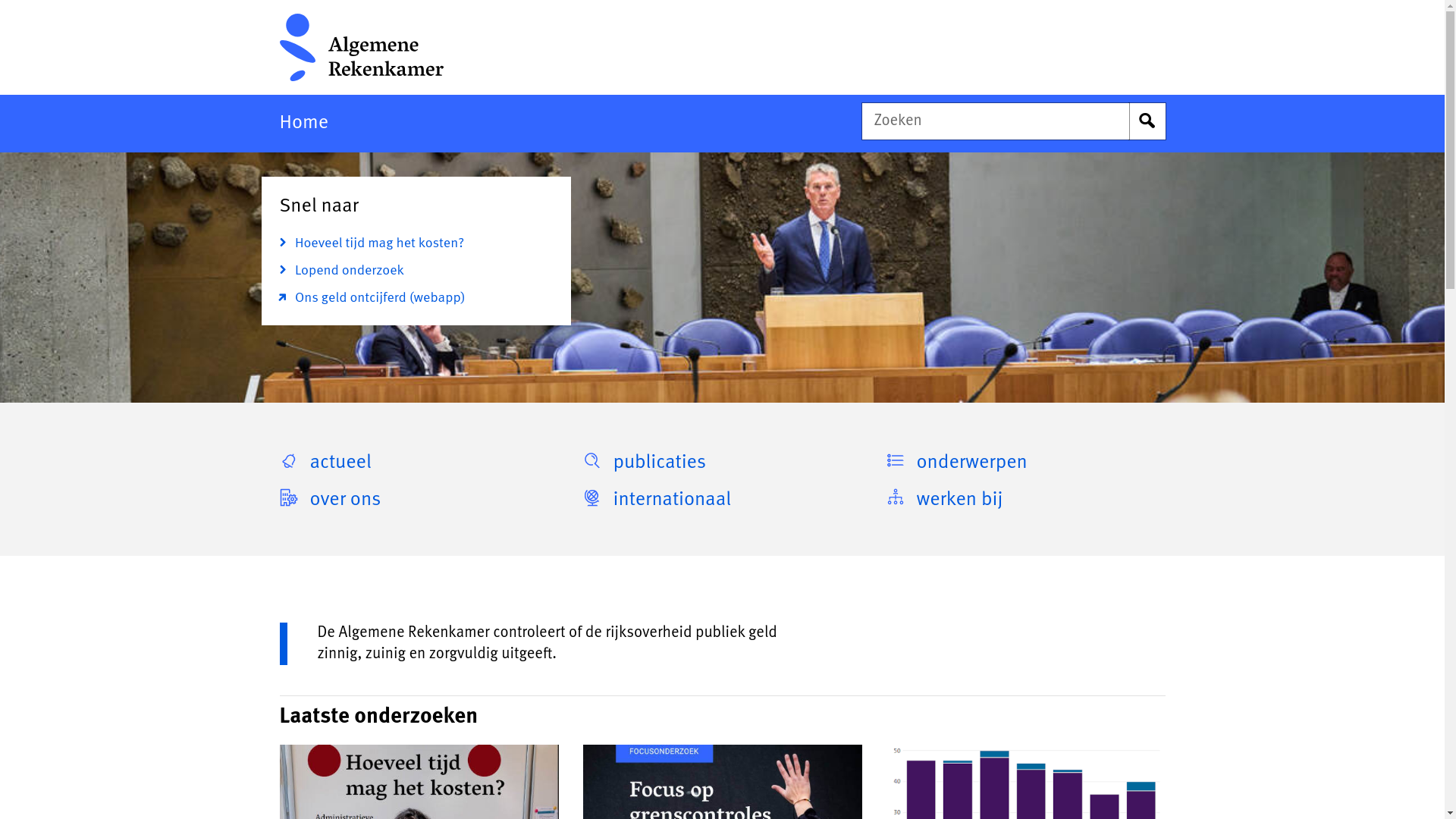 website screenshot of https://rekenkamer.shop/