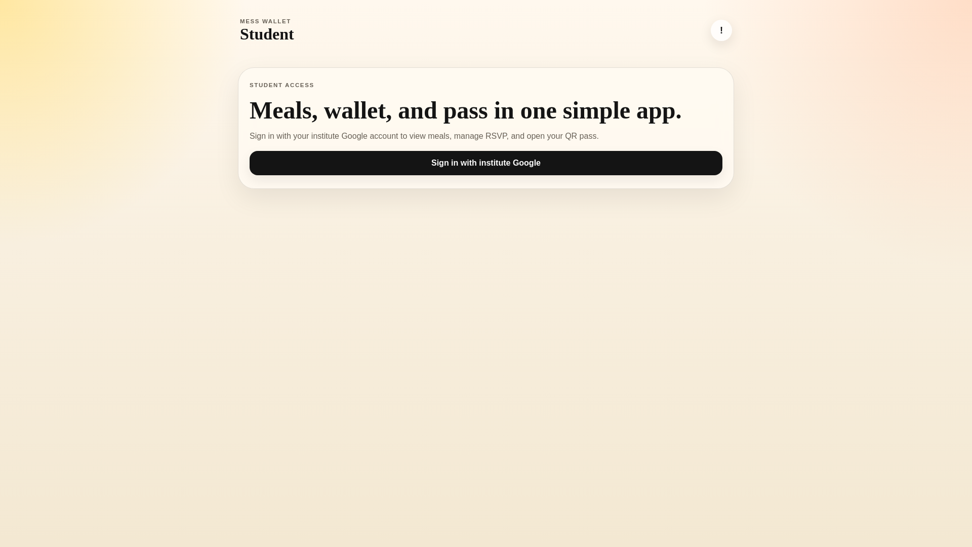 website screenshot of https://mess-student.pages.dev/