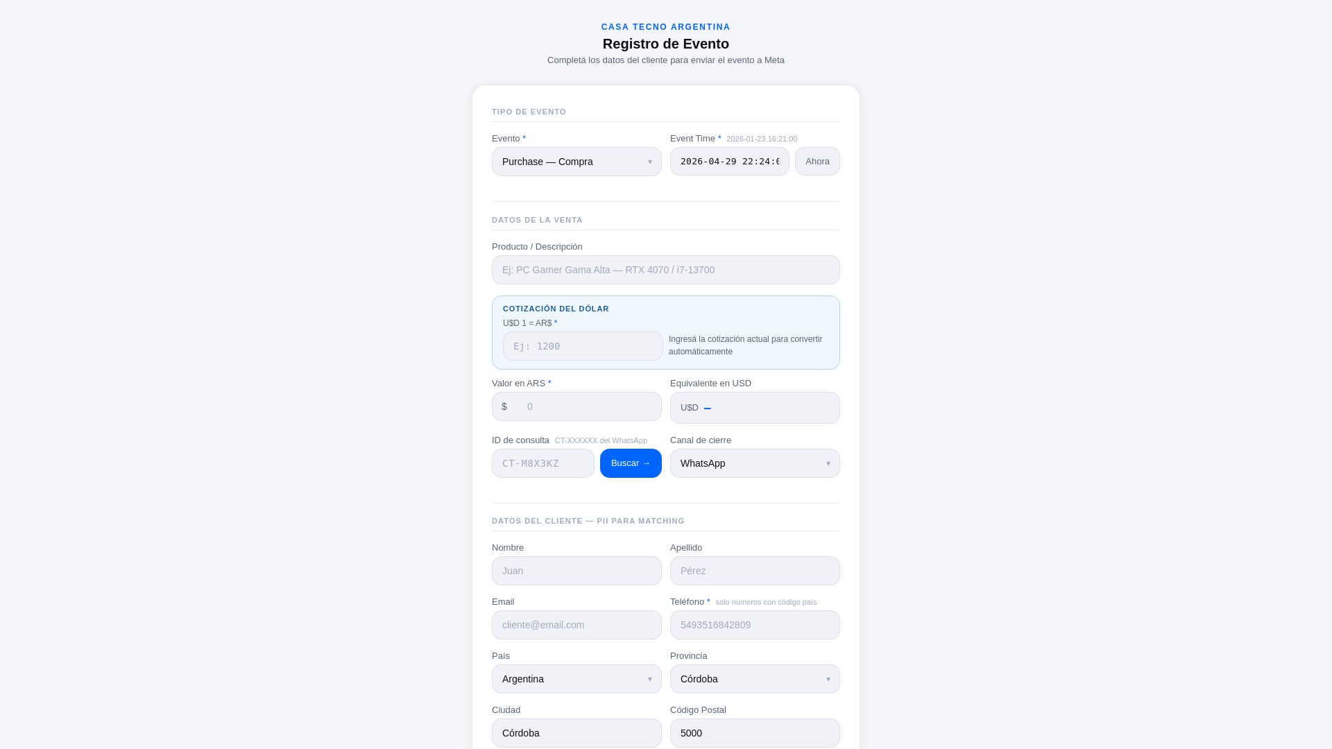 website screenshot of https://asesor-casatecno.pages.dev/