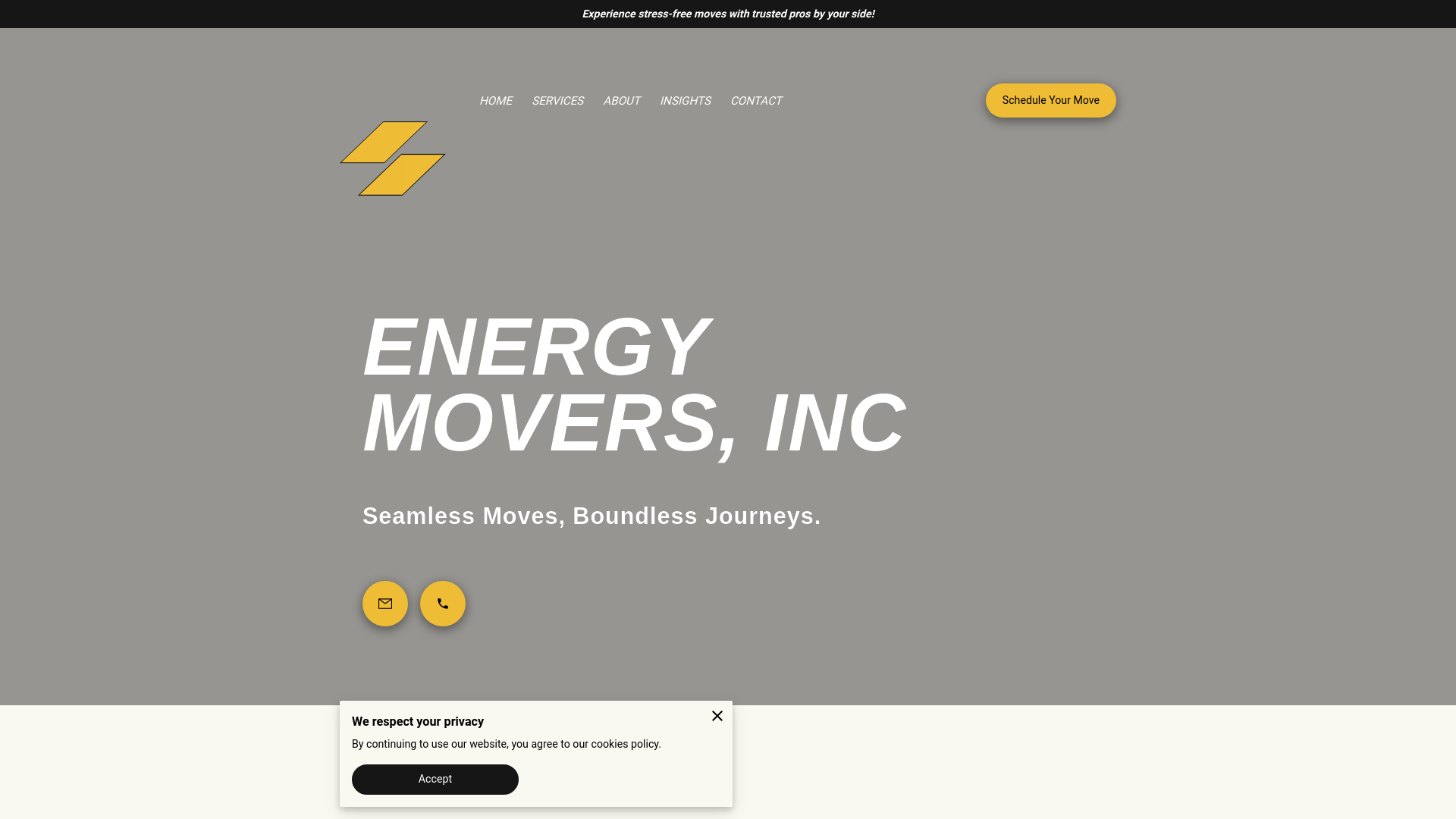 website screenshot of https://energymoversinc.com/