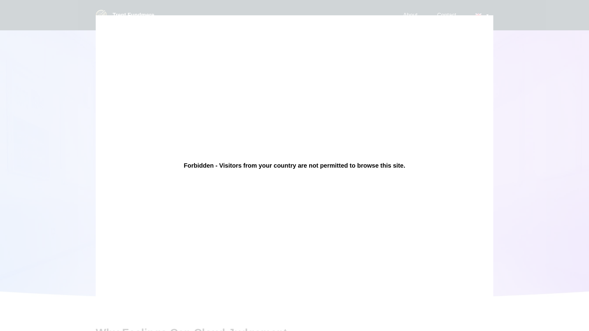 website screenshot of https://trentfundmere-app.com