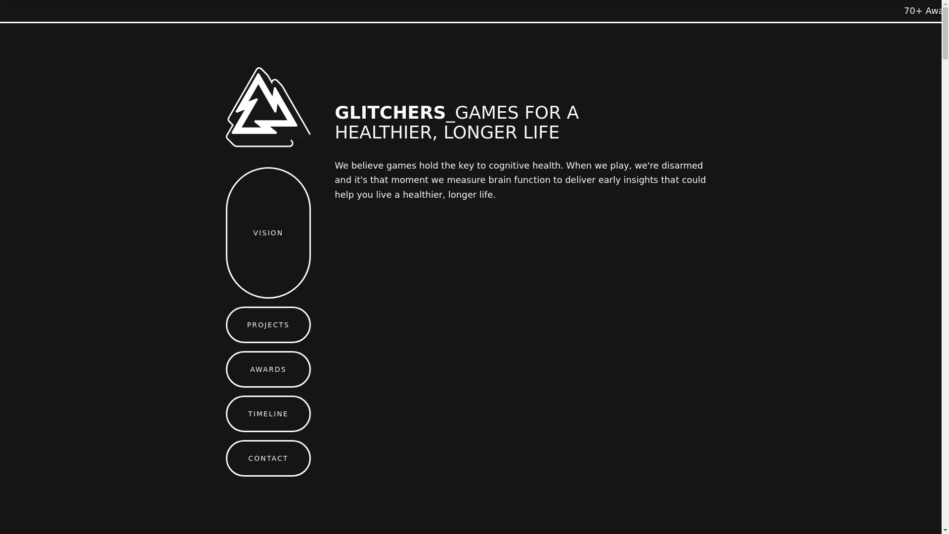 website screenshot of https://glitchers-2025.pages.dev/