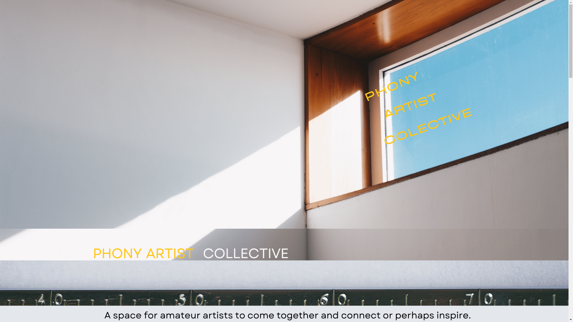 website screenshot of https://thephonyartist.com/