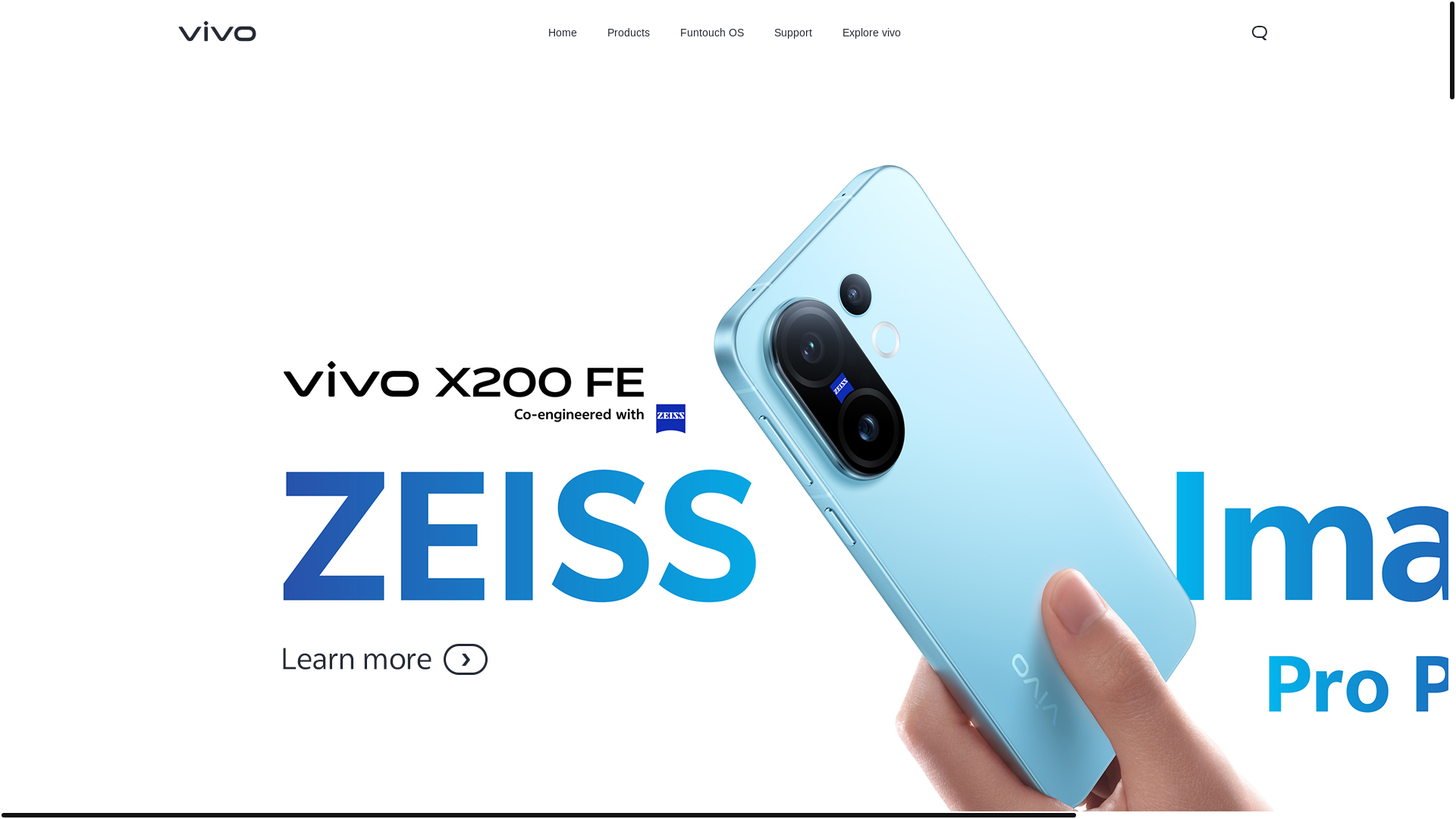 website screenshot of https://vivo.com.cn
