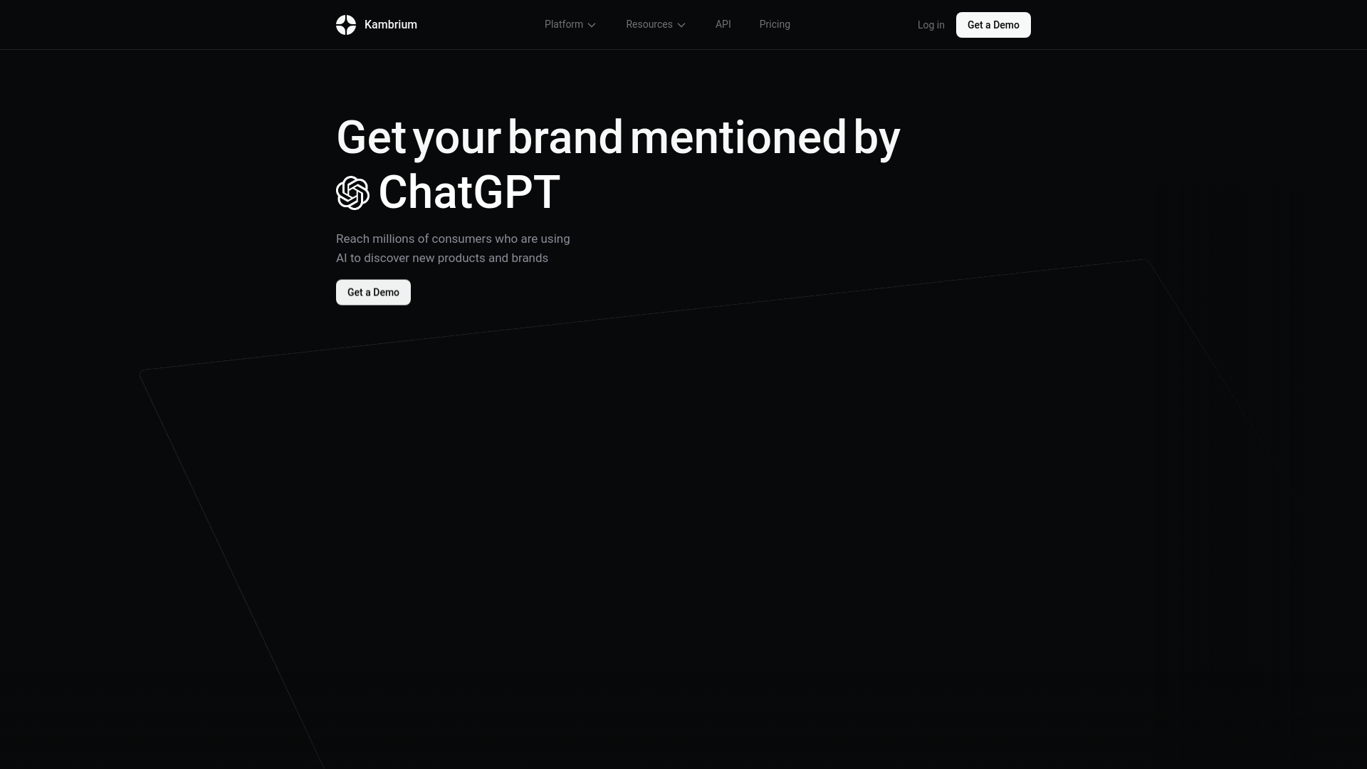 website screenshot of https://meetkambriumgroup.de/