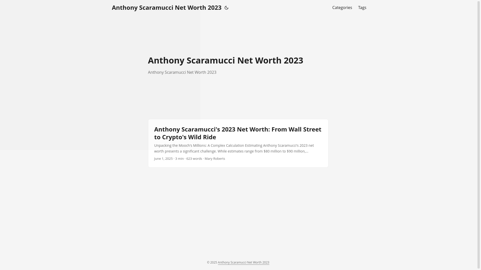 website screenshot of https://anthony-scaramucci-net-worth-2023.pages.dev/