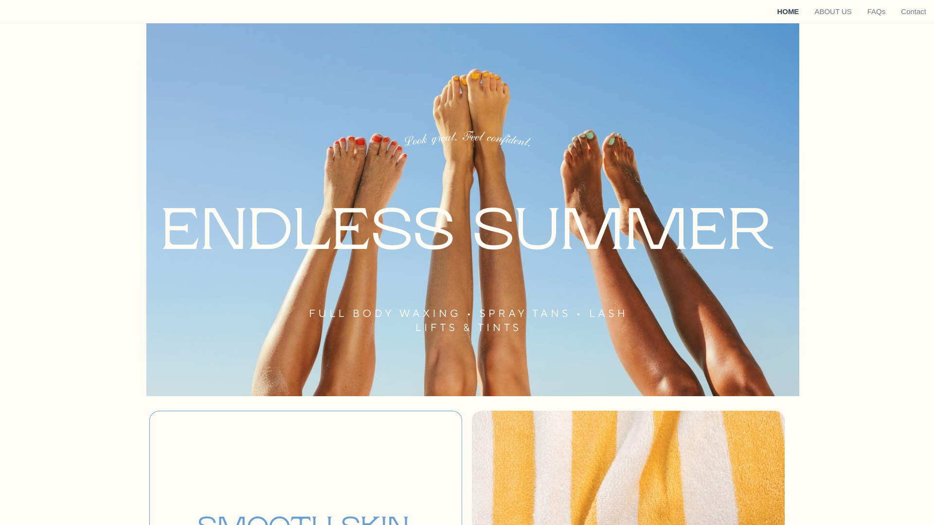 website screenshot of https://endlesssummerct.com/