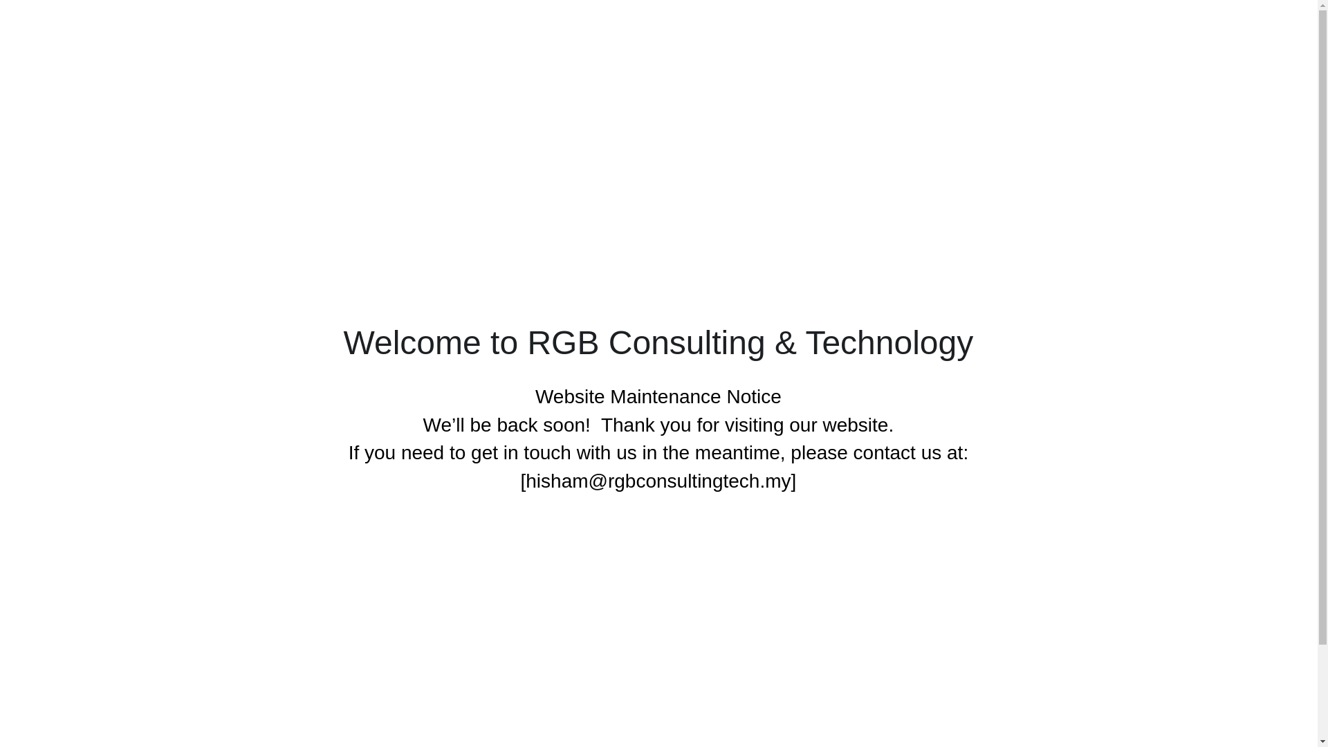 website screenshot of https://rgbconsultingtech.my/
