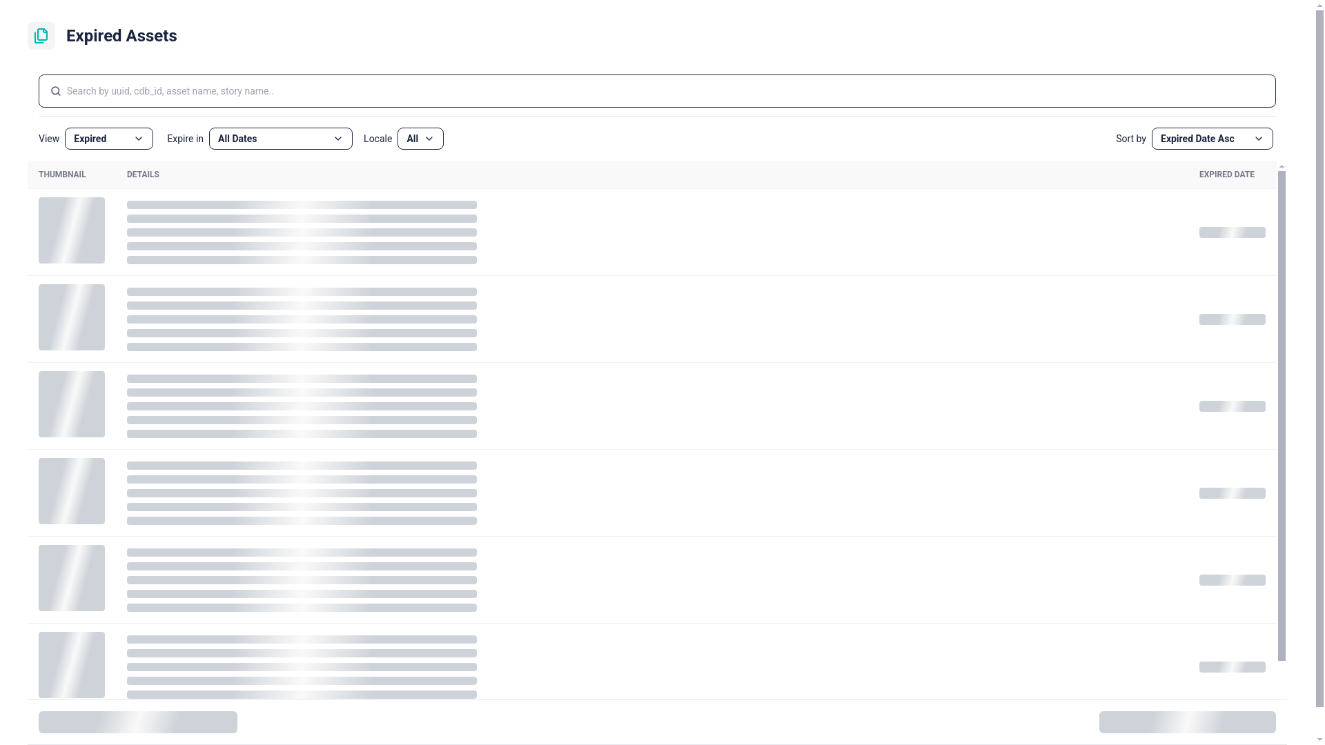 website screenshot of https://expired-assets-dashboard.pages.dev/