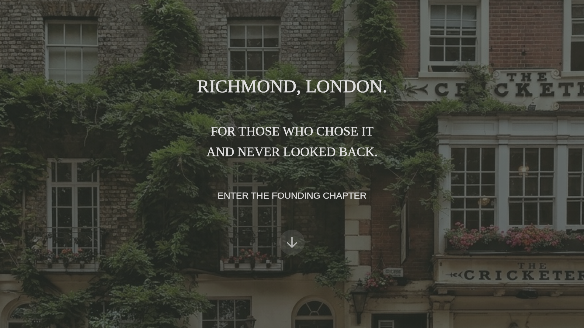 website screenshot of https://onceuponthames.co.uk