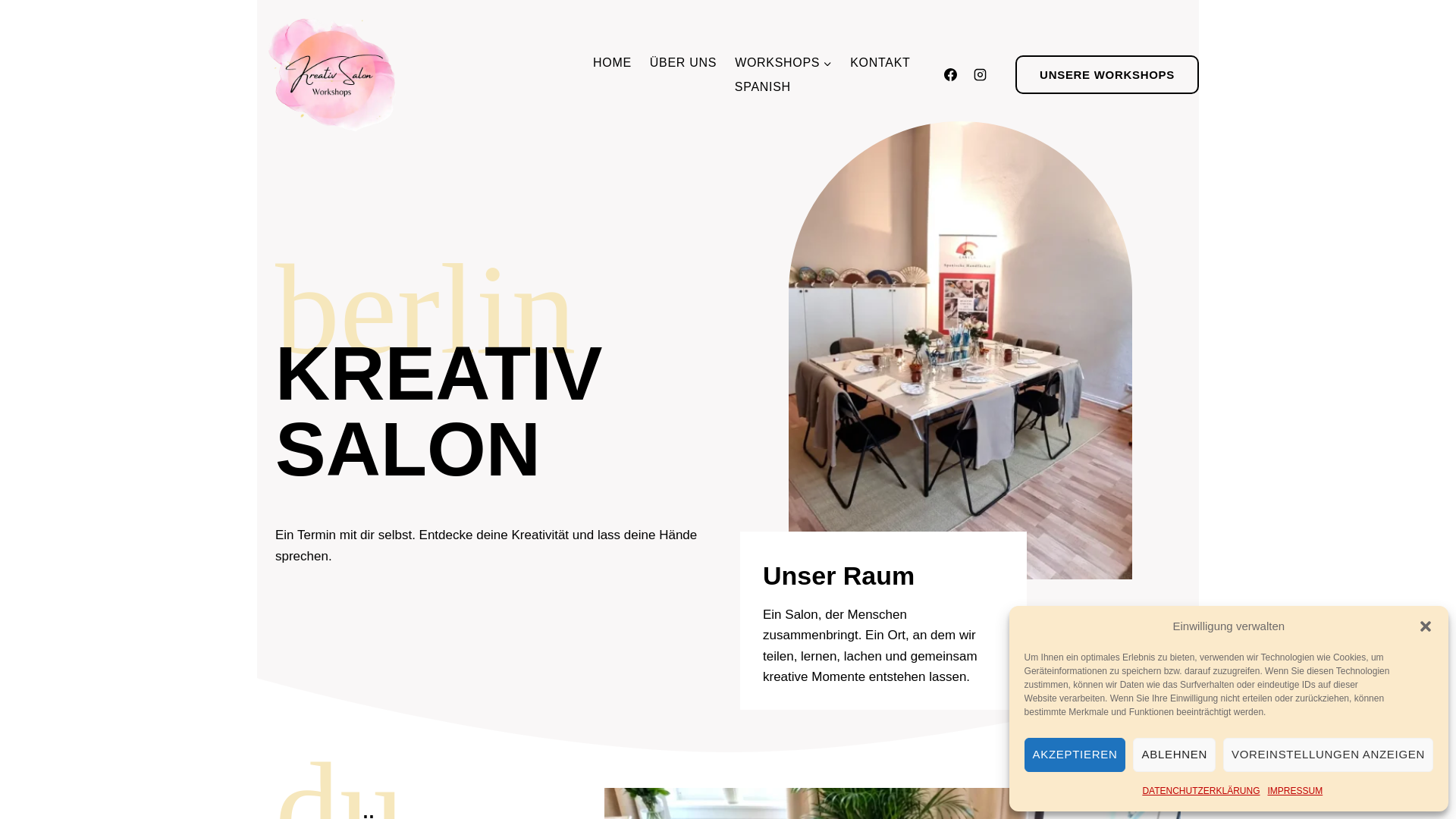 website screenshot of https://kreativsalon-berlin.de