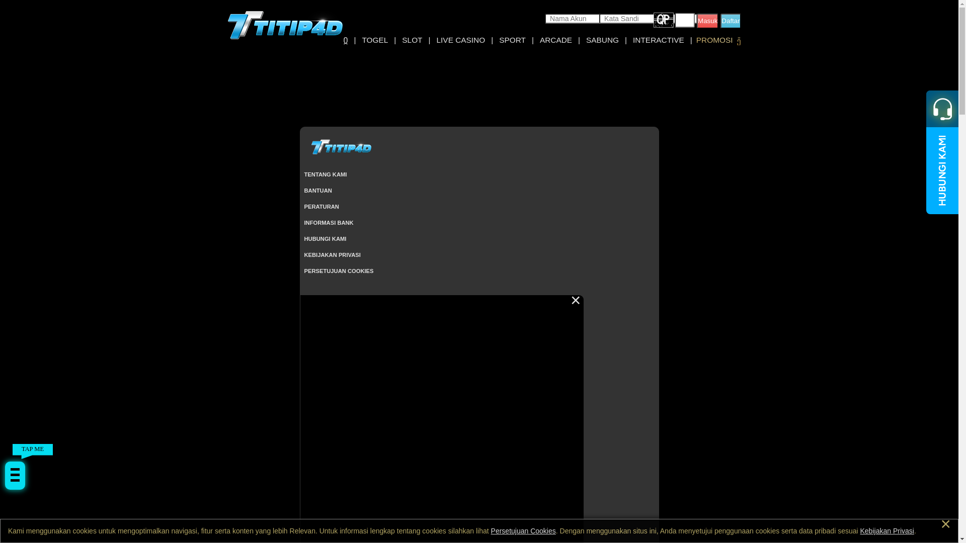 website screenshot of https://scattermudah.site/
