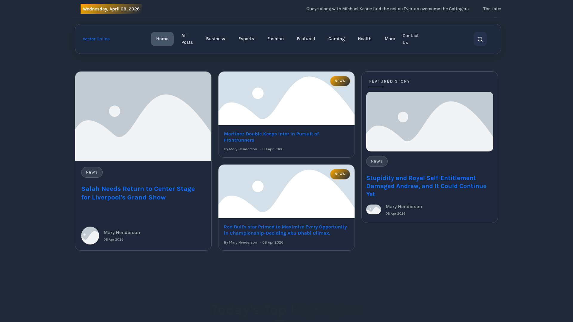 website screenshot of https://vectoronline.nl/