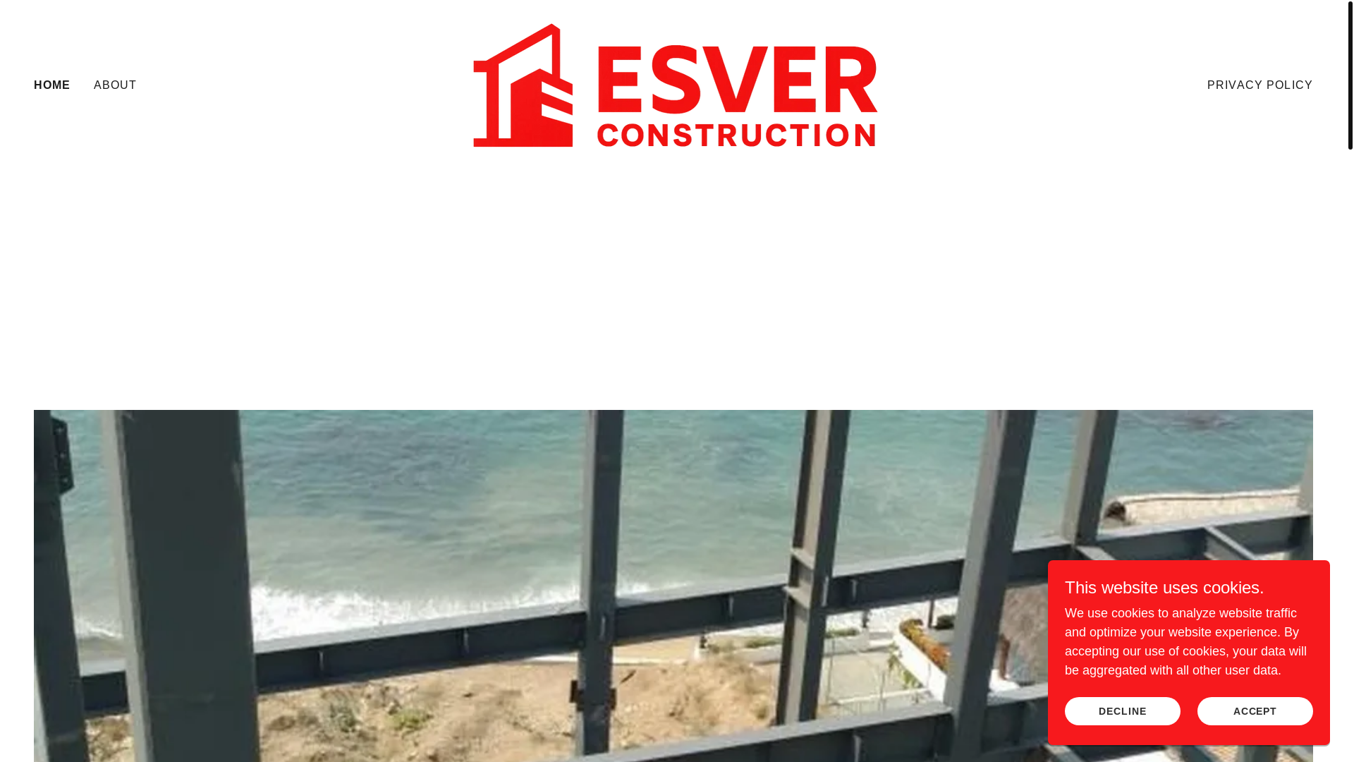 website screenshot of https://esverconstruction.com/