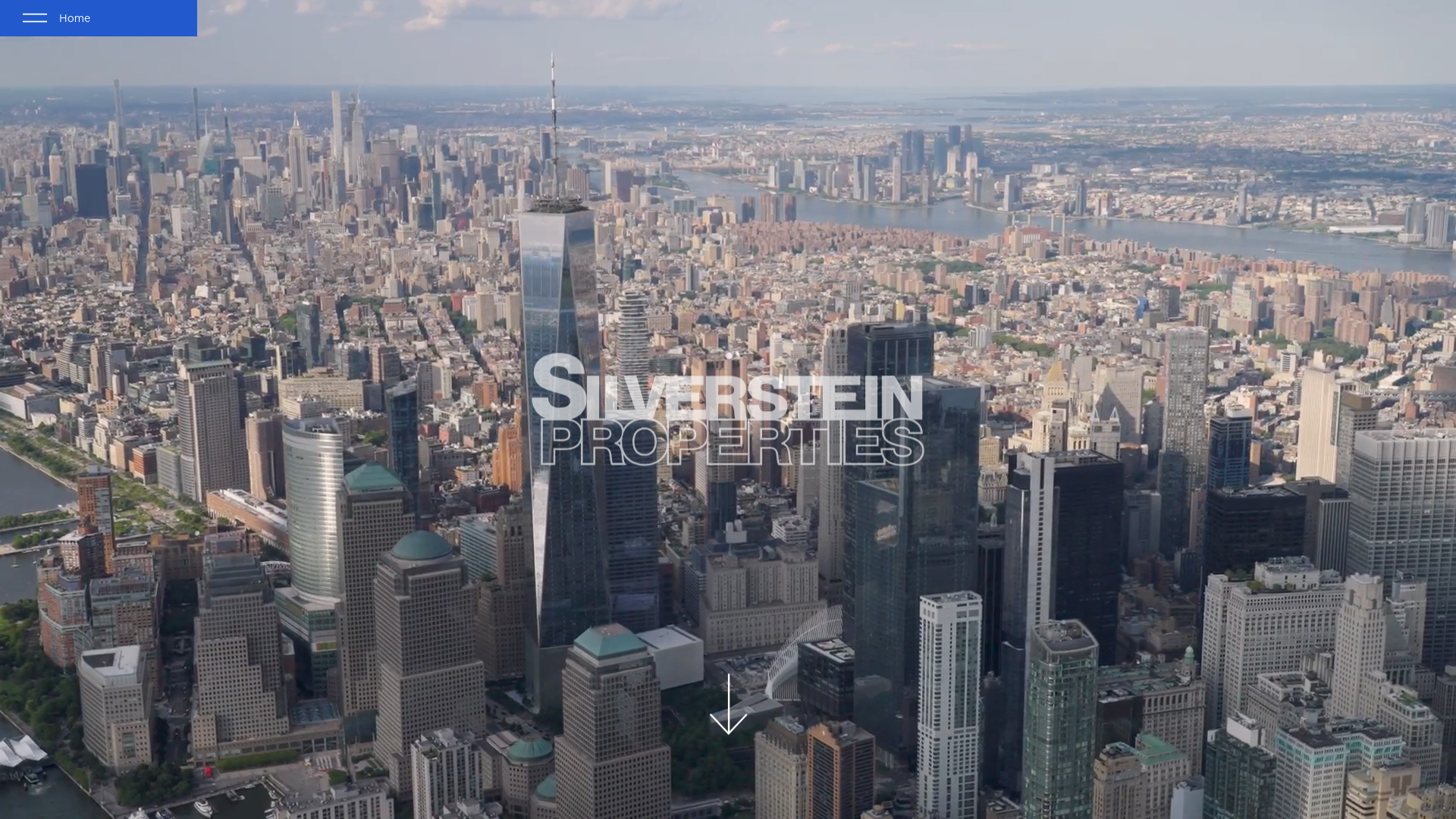website screenshot of http://www.silversteinproperties.com/