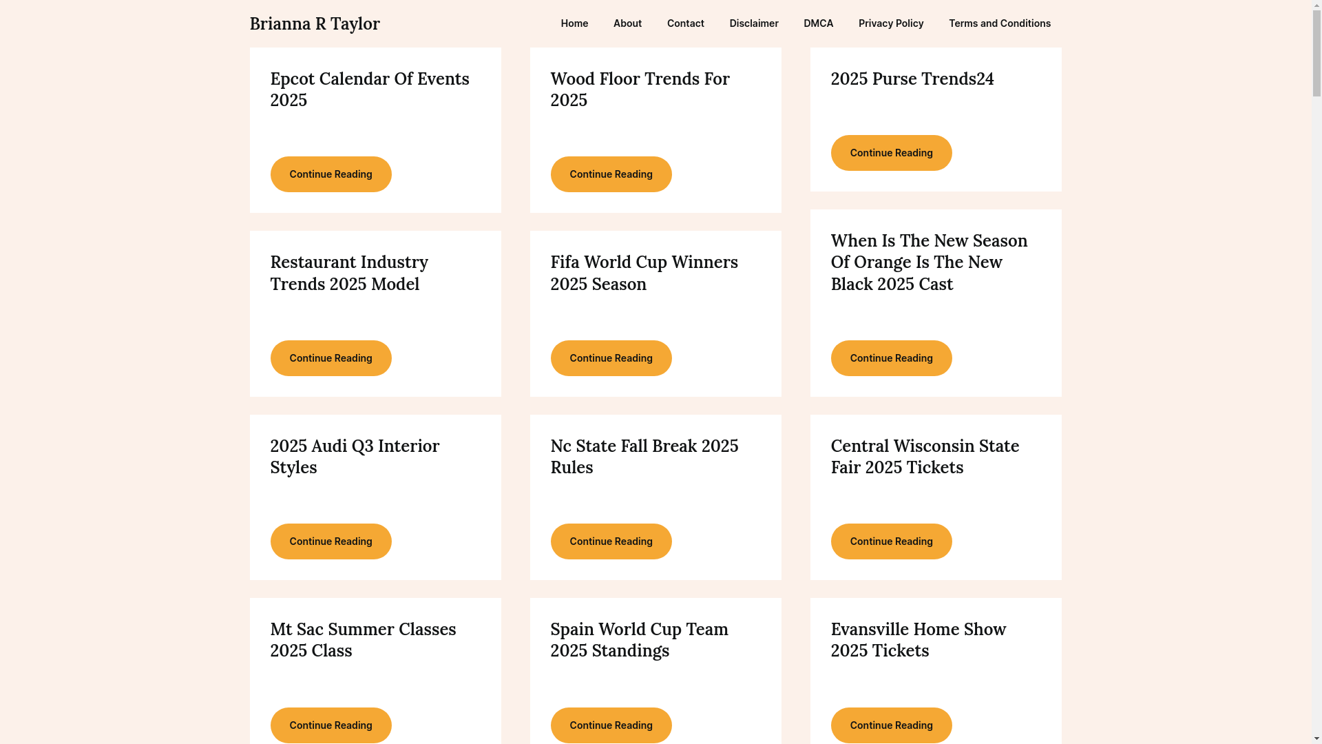 website screenshot of https://briannartaylorw.pages.dev/