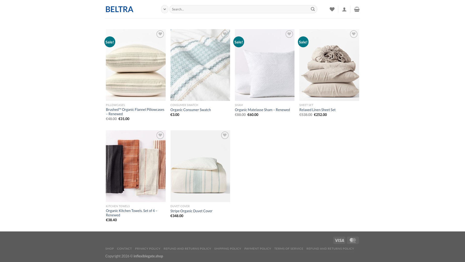 website screenshot of https://inflexiblegate.shop/