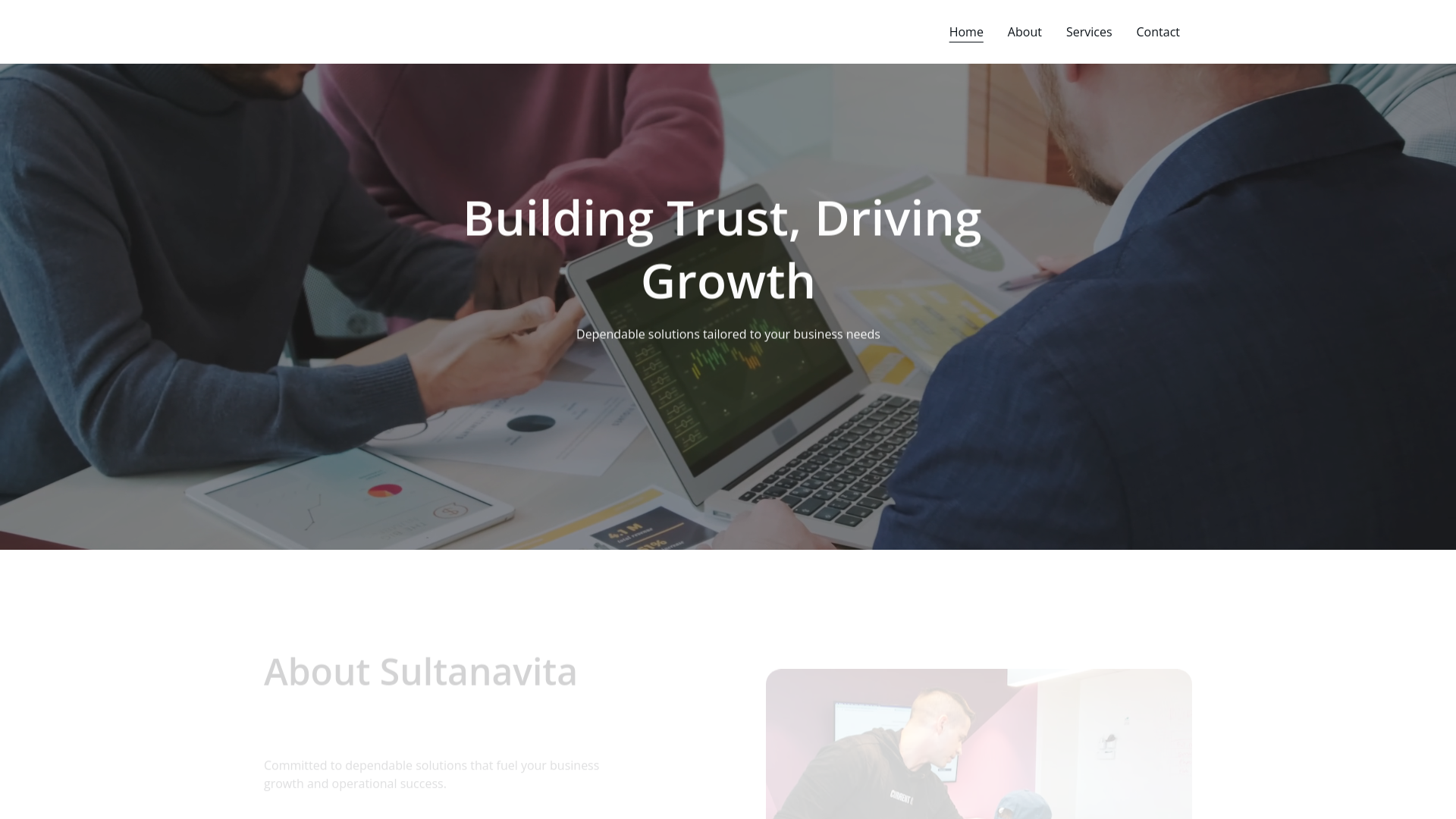 website screenshot of https://alsultanateltd.com