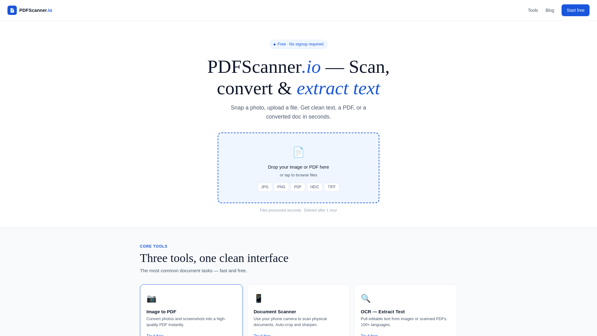 website screenshot of https://pdfscanner-io.pages.dev/